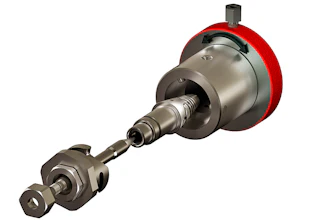 The new Micro Medical is an extrusion crosshead that uses micro-fine adjustment screws for precise concentricity adjustment from Guill Tool & Engineering.