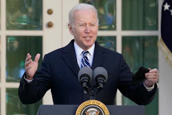 President Joe Biden speaks in the Rose Garden of the White House, in Washington, Nov. 19, 2021. Biden's administration is taking steps to expand availability of the life-saving COVID-19 antiviral treatment Paxlovid. It's trying to reassure doctors that there is ample supply for people at high risk of severe illness or death from the virus.