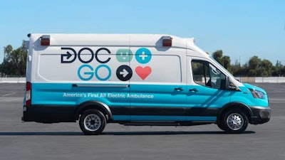 DocGo aims to have an all-electric ambulance fleet by 2032.