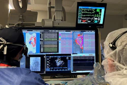 Dr. Marc Deyell treats a patient with atrial fibrillation using the Globe Mapping and Ablation System from Kardium at St. Paul's Hospital in Vancouver.