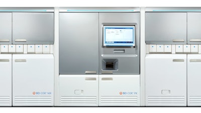 The BD COR MX/PX System integrates and automates the complete molecular laboratory workflow, from sample processing to diagnostic test result for large, high-throughput labs.