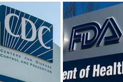 This combination of 2022 and 2020 file photos shows logos for the U.S. Centers for Disease Control and Prevention and the Food and Drug Administration. On Wednesday, June 15, 2022, both Moderna and Pfizer will have to convince what’s essentially a science court -- advisers to the Food and Drug Administration -- that their shots work well in babies, toddlers and preschoolers. If the FDA’s advisers endorse one or both shots for them -- and the FDA agrees -- there’s still another hurdle. The Centers for Disease Control and Prevention must recommend whether all tots need immunization or just those at high risk from the virus.