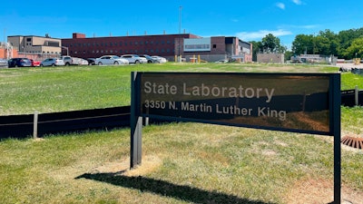 This July 2022 photo shows a lab in Lansing, Mich., where the state health department tests blood from newborns for more than 50 rare diseases. The state has agreed to destroy more than 3 million dried blood spots that are in storage. It's a partial settlement in an ongoing lawsuit over privacy, consent and the use of blood spots for research. The agreement doesn't cover millions more spots that are stored in Detroit.