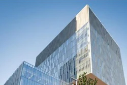 Bayer’s new Research Center is located in the top two floors.