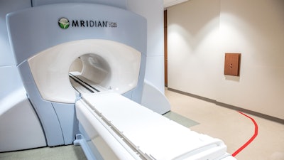 The ViewRay MRIdian system at Henry Ford Health's cancer pavilion in Detroit, Michigan. The ViewRay MRIdian A3i is the latest enhancement to the MRIdian system.