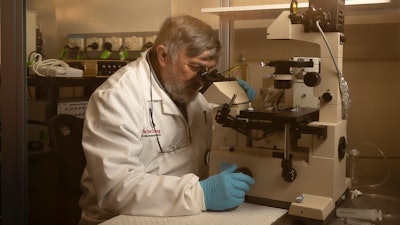 Lead author, Professor Boris Martinac at the Victor Chang Cardiac Research Institute.
