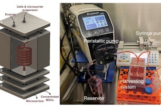 Modular 3D printed microfluidic system.