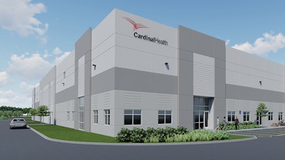 Rendering of New Cardinal Health Distribution Center in Grove City.