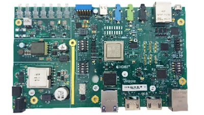 Collaborative work between Würth Elektronik and Valens Semiconductor: The EVS3-EVK2-KT-3000-MD reference design for medical imaging devices.