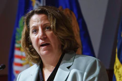 Deputy Attorney General Lisa Monaco speaks during the Chiefs of Police Executive Forum, at the United States Bureau of Alcohol, Tobacco, Firearms and Explosives (ATF) headquarters in Washington, May 6, 2022. The FBI and Justice Department recently disrupted the activities of a hacking group that was sponsored by the North Korean government and that targeted U.S. hospitals with ransomware, ultimately recovering half a million dollars in ransom payments, Monaco said Tuesday, July 19.