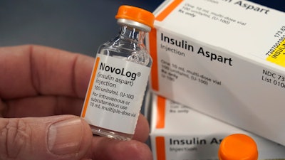 Insulin is displayed at Pucci's Pharmacy in Sacramento, Calif., on Friday, July 8, 2022. Hoping to reduce the rising cost of insulin, California plans to make its own insulin brand.The state Budget includes $100 million to develop three types of insulin products and invest in a manufacturing facility.