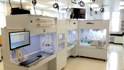 The Test Bed is the only available lab space where an entire cell production process can be put inside an enclosed system for testing.