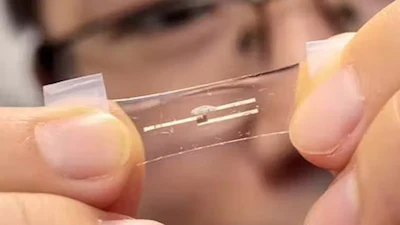 These electronic circuits are flexible and stretchable.