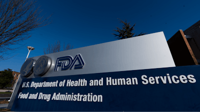 The Food and Drug Administration building is seen on Dec. 10, 2020, in Silver Spring, Md.