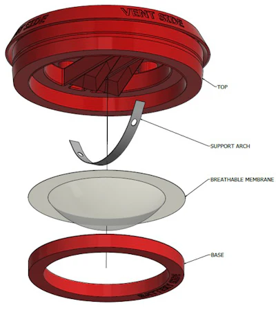 By combining the proven reliability and accuracy of metallic rupture disk components with the calibrated performance of the PTFE film, a dual function rupture disk device can be constructed, like that from BS&B.