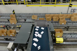 Pharmaceutical orders fall into boxes as workers make sure the orders are complete at Morris and Dickson Co., in Shreveport, Wednesday, July 13, 2016.