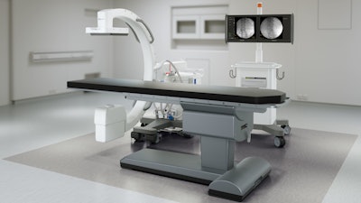 Zenition 10 Mvs Side View With C Arm Stand In Ap With Table In Or Orthopedic Product Shot download