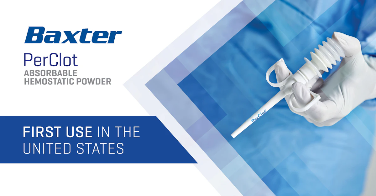 Absorbable Powder Baxter Launches Absorbable Hemostatic Powder | Medical Design & Development