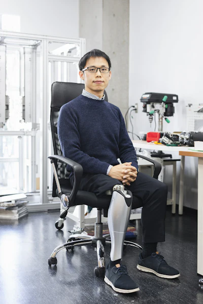 Xiaojun Sun; CEO of BionicM, and an above-knee amputee.
