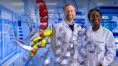 David Heppner, Jere Solo Assistant Professor of medicinal chemistry, and Blessing Ogboo, a PhD student, are authors of a new study that proposes a streamlined approach to developing new cancer drugs.