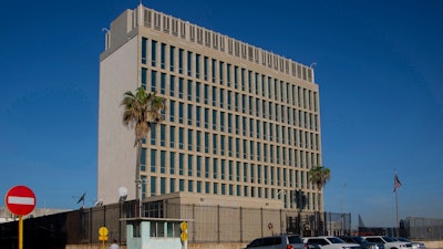 The U.S. embassy in Havana, Cuba is seen on Jan. 4, 2023. An array of advanced tests found no brain injuries or degeneration among U.S. diplomats and other government employees who suffer mysterious health problems once dubbed “Havana syndrome,” researchers reported Monday, March 18, 2024.