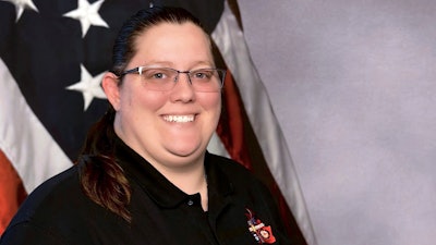 This image provided by the Nashville Department of Emergency Communications of Emergency, show dispatcher Kaitlyn Kramer, who helped a mother over the phone as she gave birth at home after suddenly going into labor on July 7, 2024.