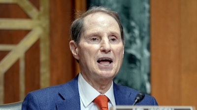 Sen. Ron Wyden, D-Ore., speaks during a hearing on Capitol Hill, March 20, 2024, in Washington.