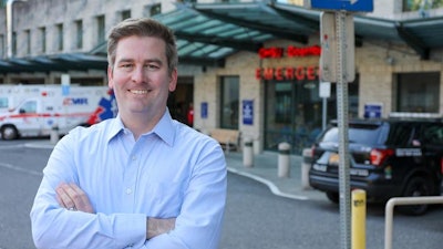 Joshua Lupton, M.D., a survivor of cardiac arrest, is the lead author on a new study from Oregon Health & Science University suggesting the initial placement of defibrillator pads could make a significant difference in returning spontaneous blood circulation to people in cardiac arrest.