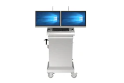 Biometric wearables pair with short-range wireless NFC technology in mobile workstations like ARISTA’s to expedite identification, authorized access and communication.