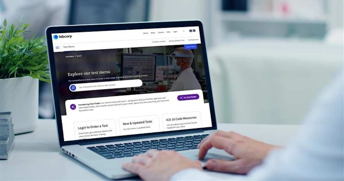 Labcorp I'm Labcorp Debuts Generative AI Tool to Simplify Lab Test Search | Medical ...
