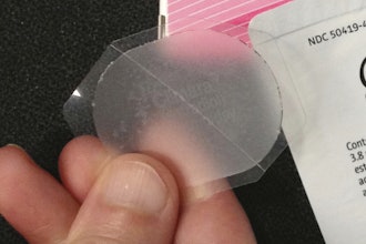 A low-dose estrogen skin patch is seen on Tuesday, Oct. 2, 2012.