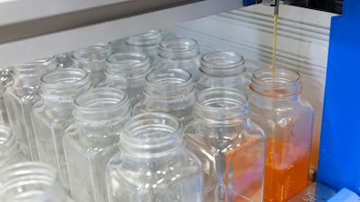 SwRI developed a reliable, affordable purification technique to improve chromatography results for highly polar compounds such as peptides (orange for visualization purposes).