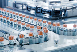 Pharmaceutical vaccine production line.