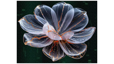 Visualization of the microscopic 'DNA flowers' made by Ronit Freeman in the Freeman Lab at UNC.