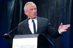 U.S. Secretary of Health and Human Services Robert F. Kennedy Jr. speaks during the Western Governors' Association meeting Thursday, Nov. 20, 2025, in Scottsdale, Ariz.