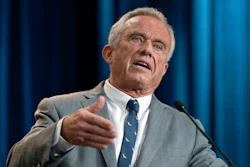 Health and Human Services Secretary Robert F. Kennedy Jr. speaks during a news conference at the Hubert Humphrey Building Auditorium in Washington, April 22, 2025.