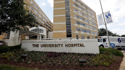The University of Mississippi Medical Center stands in Jackson, Miss., on May 2, 2018.