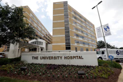 The University of Mississippi Medical Center stands in Jackson, Miss., on May 2, 2018.