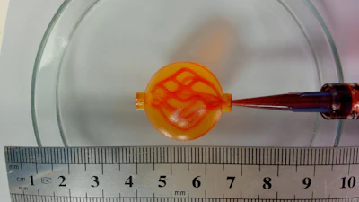 3D bioprinted perfusable vascular channels using BioFlex Bioink.