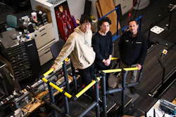 MIT researchers (from left to right) Hyungeun Song, Guillermo Herrera-Arcos, and Hugh Herr have developed the first “living” implant that uses rewired sensory nerves to revive paralyzed organs.