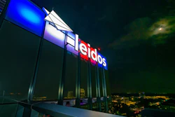 Leidos Building Sign
