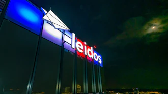 Leidos Building Sign