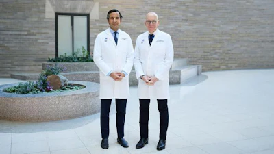 From left to right - Ismail El-Hamamsy, MD, PhD, Director of Aortic Surgery for the Mount Sinai Health System and Director of the Adams Valve Institute, David H. Adams, MD, the Marie-Josée and Henry R. Kravis Professor and Chair of the Department of Cardiovascular Surgery at the Icahn School of Medicine at Mount Sinai and Cardiac Surgeon-in-Chief of the Mount Sinai Health System.