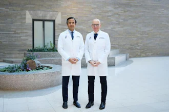 From left to right - Ismail El-Hamamsy, MD, PhD, Director of Aortic Surgery for the Mount Sinai Health System and Director of the Adams Valve Institute, David H. Adams, MD, the Marie-Josée and Henry R. Kravis Professor and Chair of the Department of Cardiovascular Surgery at the Icahn School of Medicine at Mount Sinai and Cardiac Surgeon-in-Chief of the Mount Sinai Health System.