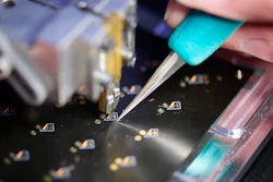 An electromagnetic sensor integrated into a flex board assembly.