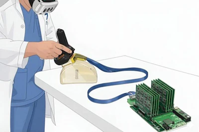 MIT researchers have developed a new approach to ultrasound imaging that allows the user to visualize a 3D augmented-reality image of the object being scanned. Using a virtual-reality headset, they can see a precise 3D digital representation of what the object actually looks like, making it easier to identify and analyze.