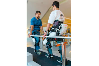 A first-of-its kind study led by scientists from Shirley Ryan AbilityLab and Northwestern University utilized lower-limb exoskeletons to facilitate virtual therapist-patient interaction during functional tasks.