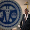 Los Angeles County medical examiner, Dr. Odey Ukpo, poses for a portrait on Tuesday, June 16, 2026, in Los Angeles.