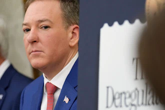 EPA Administrator Lee Zeldin during an event about loosening a federal refrigerant rule at the White House, May 21, 2026.