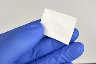 Close Up Of The Bio Based Janus Nanofibre Membrane Developed For Antibacterial Wound Care